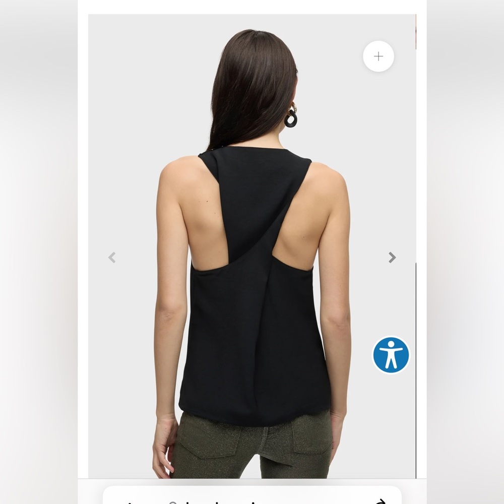 Hudson Jean Twist Back Woven Tank